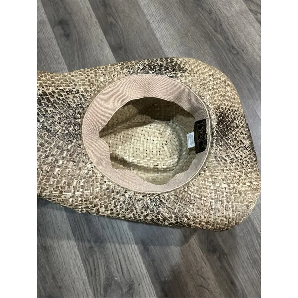 Dorfman Pacific Co western hat Brown Snake Skin Look